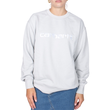 Carhartt WIP Sweatshirt W Carhartt Basalt / White